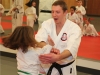 Kids Karate Student Doing Self Defense in Ashburn VA