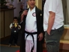 Hidy Ochiai with Karate Student